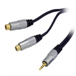 Audio Cable 3.5mm male - 2x RCA female 5m