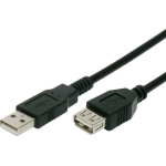 Cable USB M/F 1,8m Aculine