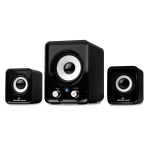 Powertech ηχεία Essential sound 2.1, 5W + 2x 3W, 3.5mm, μαύρα