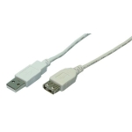 LogiLink USB 2.0 Cable USB-A male - USB-A female 2m