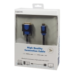 Cable Hdmi/DVI retail 3m Logilink CHB3103