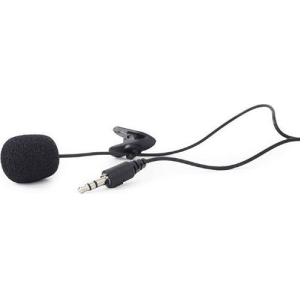 Gembird clip-on 3,5mm Microphone Black